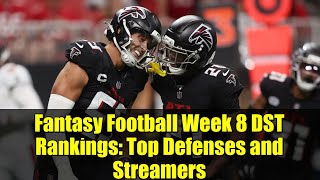 Fantasy Football Week 8 DST Rankings: Top Defenses and Streamers | NBC Sports