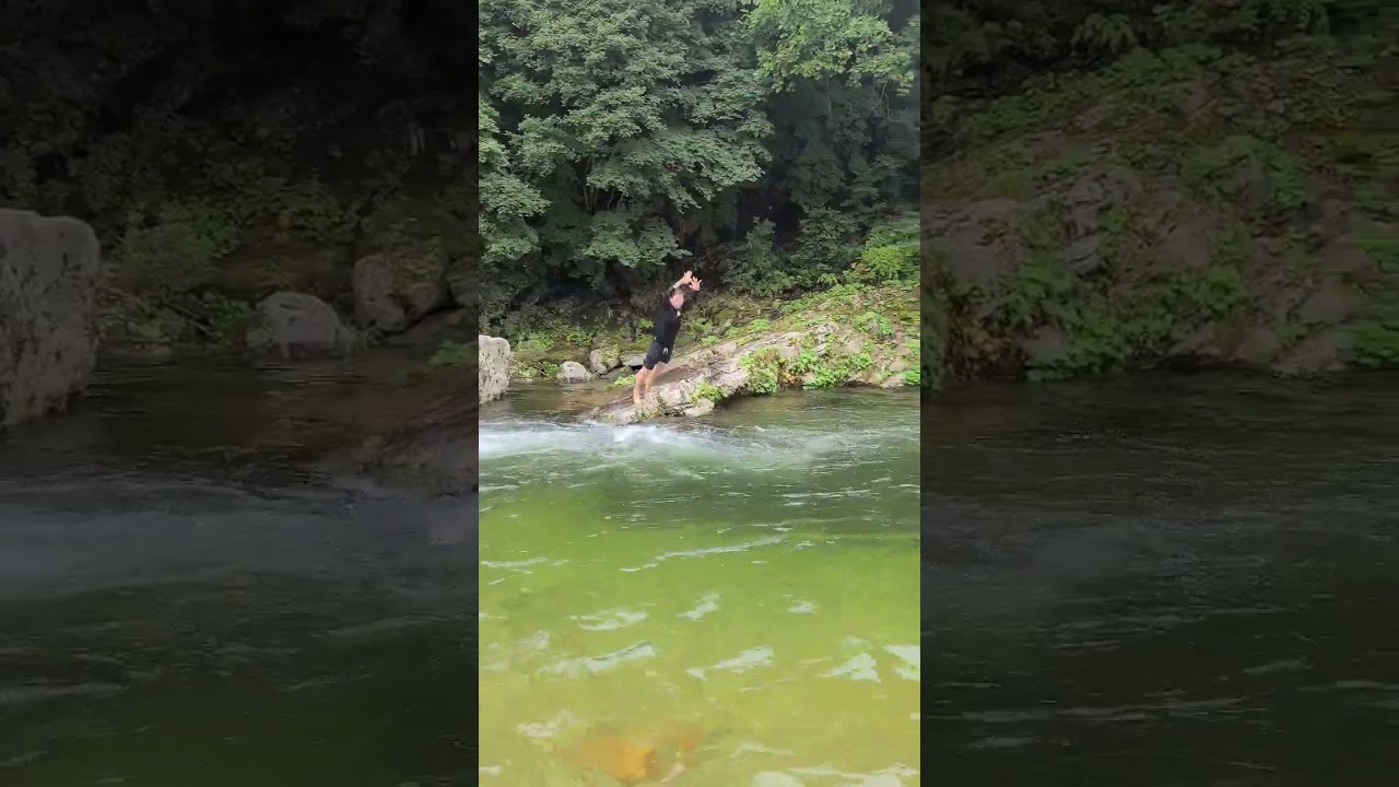 급계곡물놀이. 급벙개.#법흥계곡#정든오토캠핑장#영월계곡#여름휴가#계곡물놀이 #계곡추천#shorts