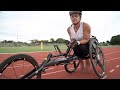Wheelchair racing with Natasha Price
