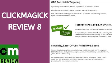 ClickMagick Review 8: Click Tracking For Affiliate Marketers - Track Everything Or Waste Money!