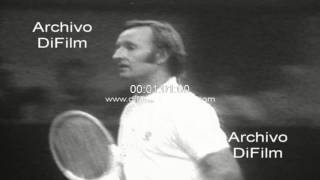Ilie Nastase Defeats Rod Laver At The Boston Open 1973