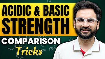 JEE Essentials: Tricks of Acidic & Basic Strength Comparison | Revision Checklist #jee2025