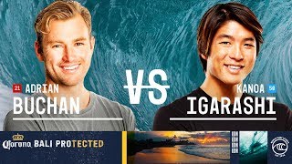 Adrian Buchan vs. Kanoa Igarashi - Quarterfinals, Heat 4 - Corona Bali Protected 2019