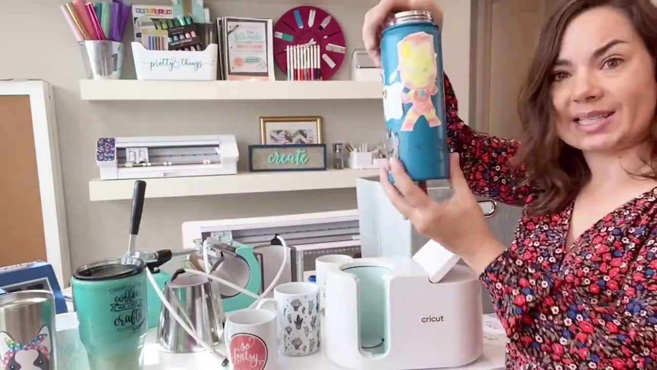 heat press sublimation tumbler vs cricut mug press｜TikTok Search