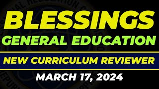 MARCH 2024 GENERAL EDUCATION NEW CURRICULUM