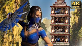 Mortal Kombat 1 (PS5) KITANA Klassic Towers Gameplay @ 4K 60ᶠᵖˢ ✔