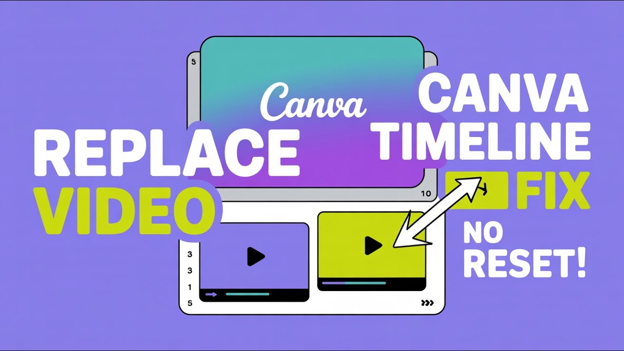Canva Tutorial: How to Replace Video Clips on the Timeline - YouTube