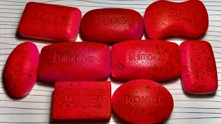 Carving very dry painted soaps ASMR! Cutting dyed dry soaps ASMR! #asmrsoap