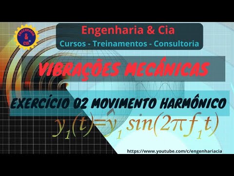 Exercicio Vibrações Mecânicas 03 - Movimento Harmônico Simples | Funções Harmônicas