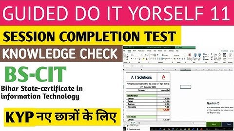 GUIDED DO-IT-YOURSELF SESSION 11 | BS-CIT SESSION 6 [HINDI ]