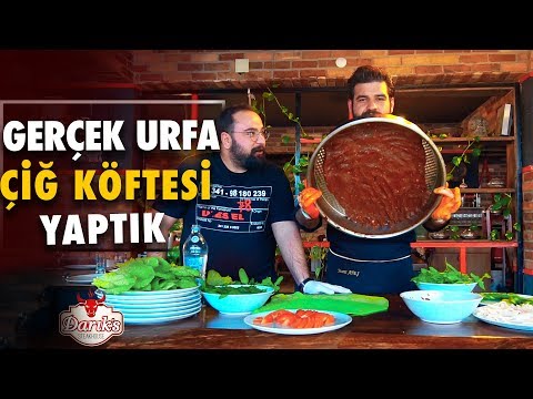 Gerçek Urfa Çiğ köftesi Yaptık - Orijinal Çiğ köfte Tarifi