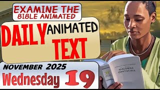 JW DAILY ANIMATED TEXT 🔵SUPERIOR AUTHORITIES ✅ EXAMINE THE BIBLE ANIMATED