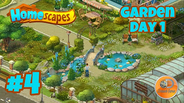 Homescapes | Walkthrough Part 4 | Garden Day 1