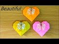 How To Make Beautiful Paper Heart New Style | Origami Heart New Style | Beautiful Origami Heart