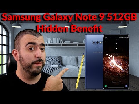 Samsung Galaxy Note 9 512GB Hidden Benefit for Samsung Users - YouTube Tech Guy