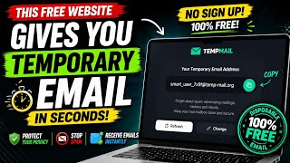 Don't Use Your Real Email! Try This FREE Website 🚀 #TempMail #TemporaryEmail #DisposableEmail  screenshot 5