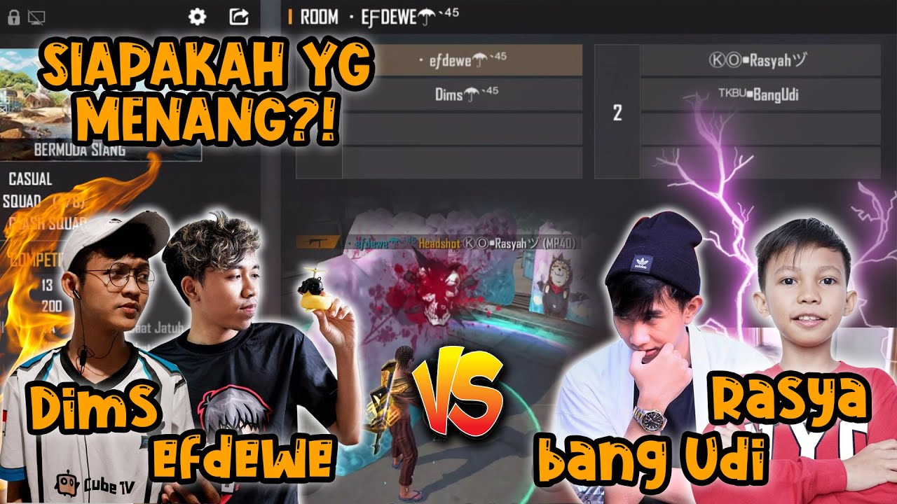PERTARUNGAN SENGIT TEAM EFDEWE Vs TEAM RASYA?? SIAPAKAN YG MENANG??