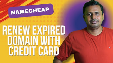 Renew Expired Domain with Credit Card on Namecheap | Renew Expired Domain from Hosting 2025