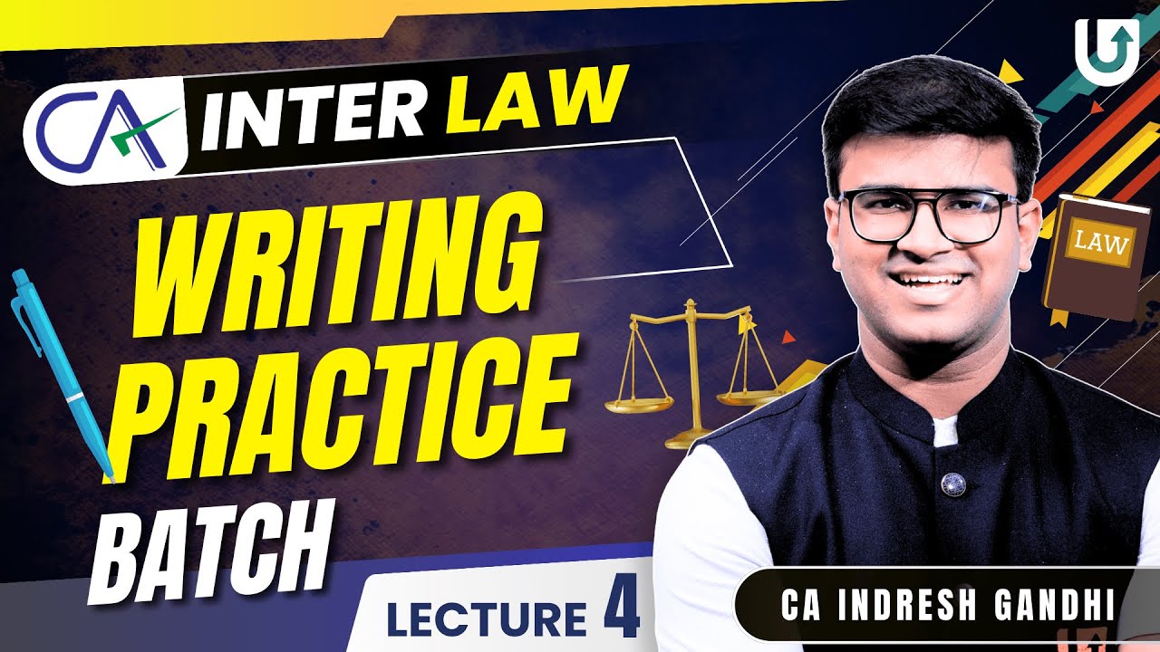 CA Inter Law Question & Answer Writing Practice Batch | L4 | C9, 10, 11 ...