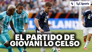 EL PARTIDO DE GIOVANI LO CELSO EN EL AMISTOSO ANTE HONDURAS 🇦🇷