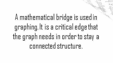 Mathematical Bridge