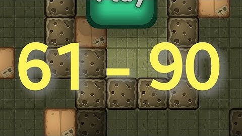 Push the box puzzle levels 61-90 walkthrough