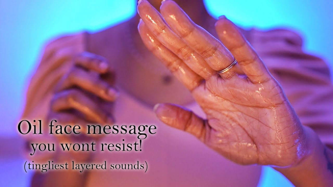 Relaxing Oil Face Massage from India...But What's That Tingly Sound