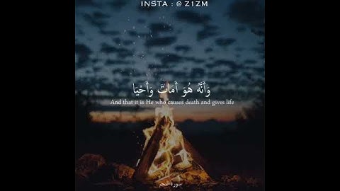 حالات واتس ||سورة النجم ||