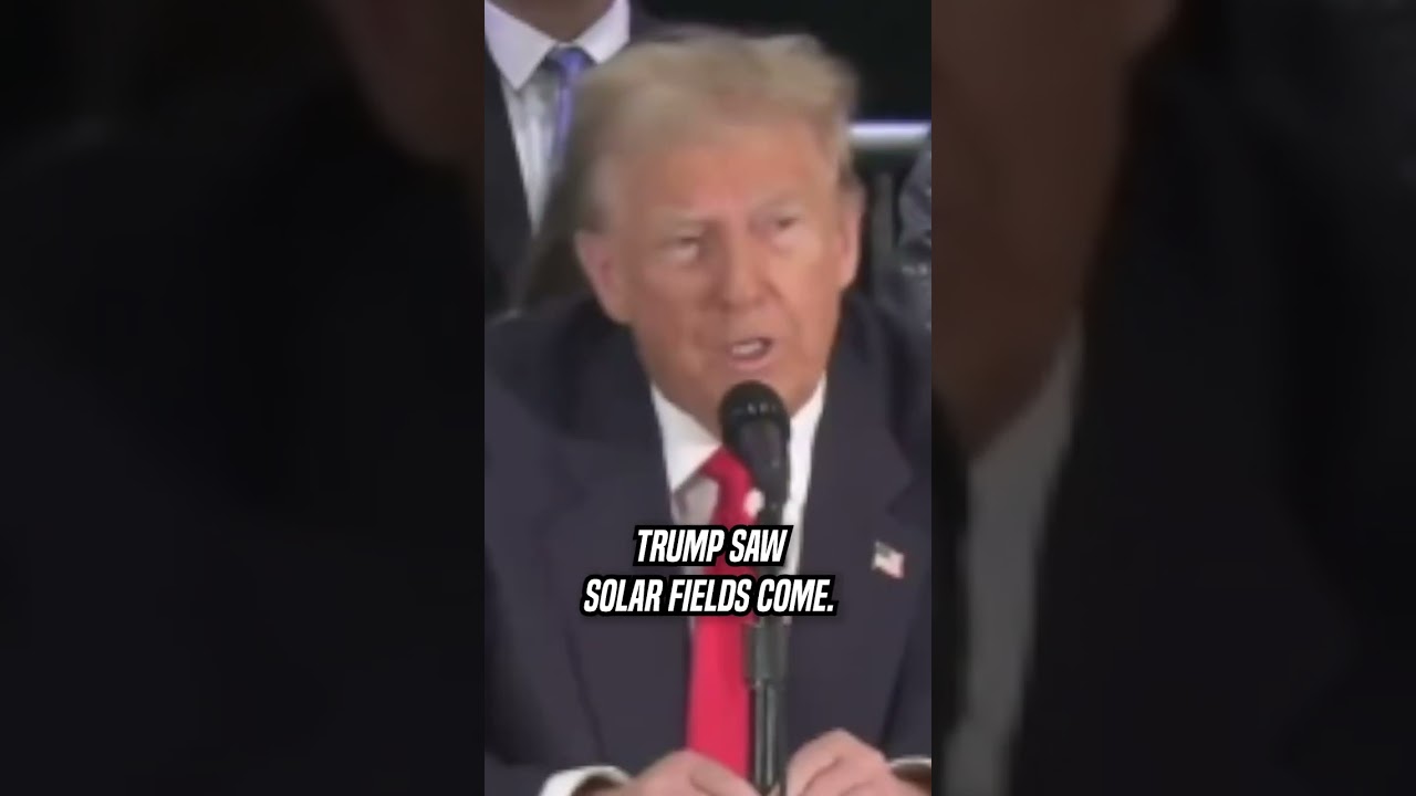 Trump Says Solar Panels "Look Like Hell"