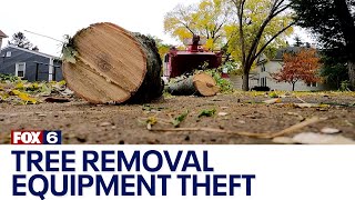 Tree removal equipment stolen, business owner frustrated | FOX6 News Milwaukee