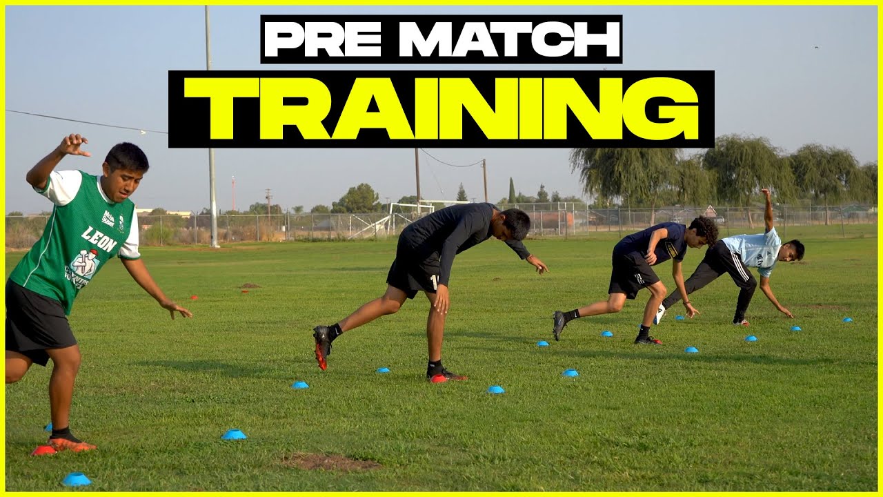 Training Session For The Day Before A Game | Pre Match Training - YouTube