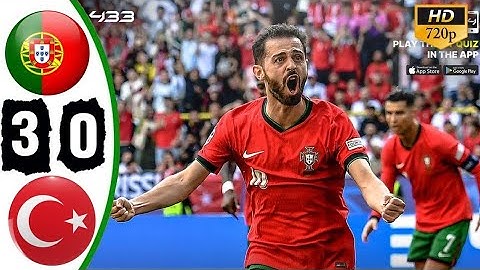ملخص مباراة البرتغال و تركيا | أهداف مباراة البرتغال و تركيا  Portugal vs Turkey 3-0 Goal Highlights