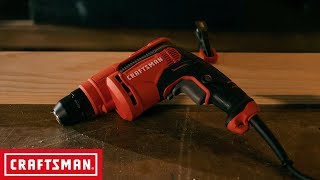 CRAFTSMAN 7.0 Amp 3/8-in. Corded Drill/Driver | Tool Overview