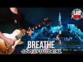 U2 - Breathe (Guitar Cover +Tutorial) Live From 360° Tour Ground Up Free Backing Track Line 6 Helix