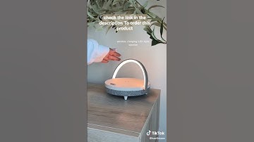 Amazon must haves tiktok: Multifunctional Desk Lamp with Wireless Charger