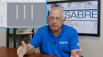 Verstekzagen met een ShopSabre CNC-frees