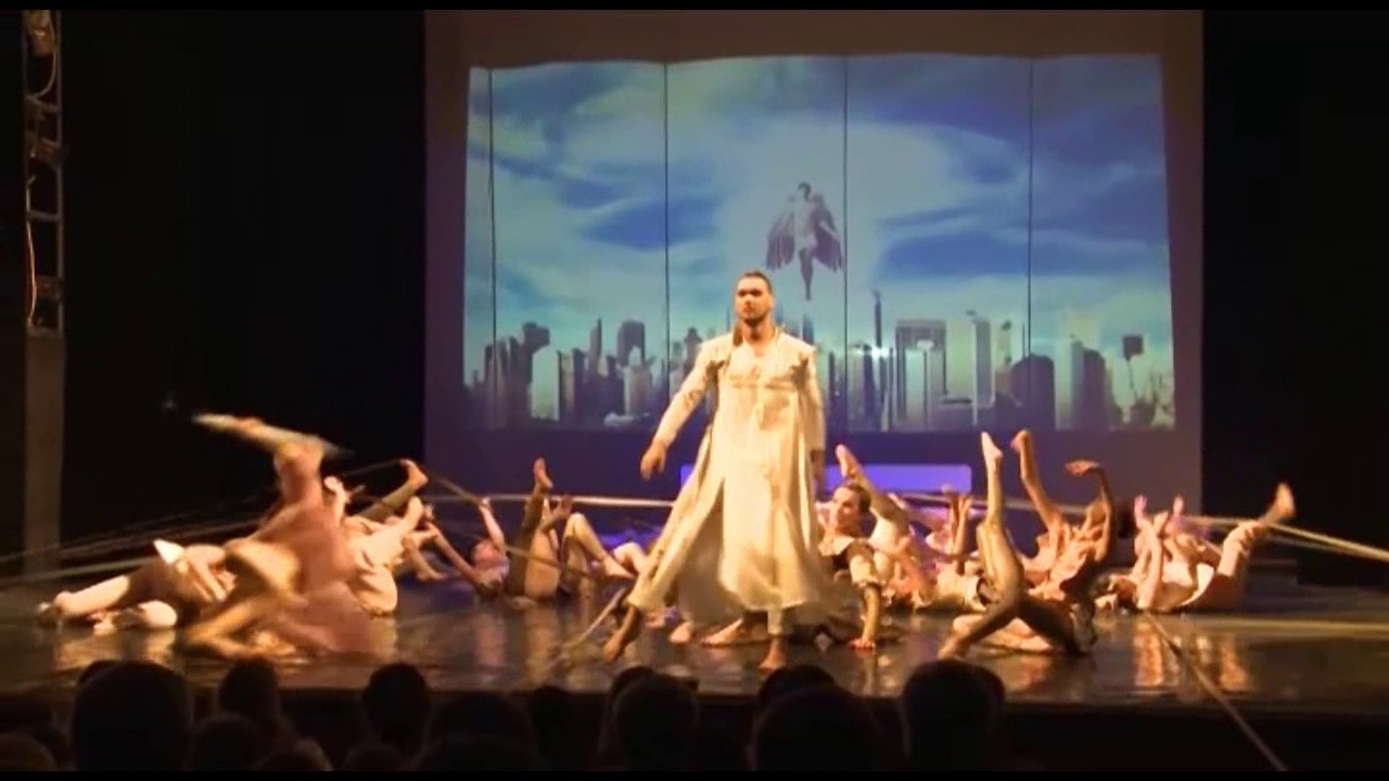 Julia Beck  Ballet-performance "Celestial code" scene "The Angel"