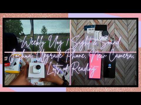 Weekly Vlog | Sight & Sound: Joshua, Upgrade Phone, New Camera, Lots of Reading