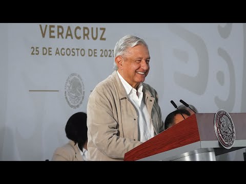 Atención sin límites a Veracruz tras afectaciones por huracán Grace. Conferencia presidente AMLO