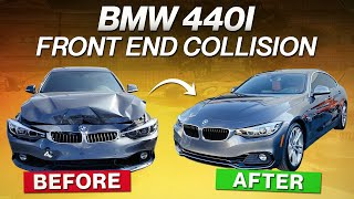 REBUILDING CRASHED WRECKED 2019 BMW 440I IN 26 MINUTES!
