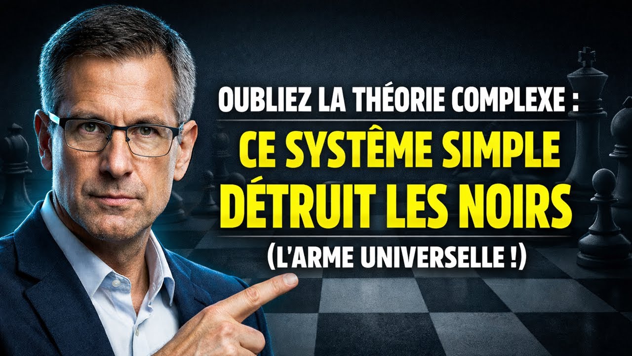 Oubliez la théorie complexe : Ce système SIMPLE détruit les Noirs (L'arme universelle !)