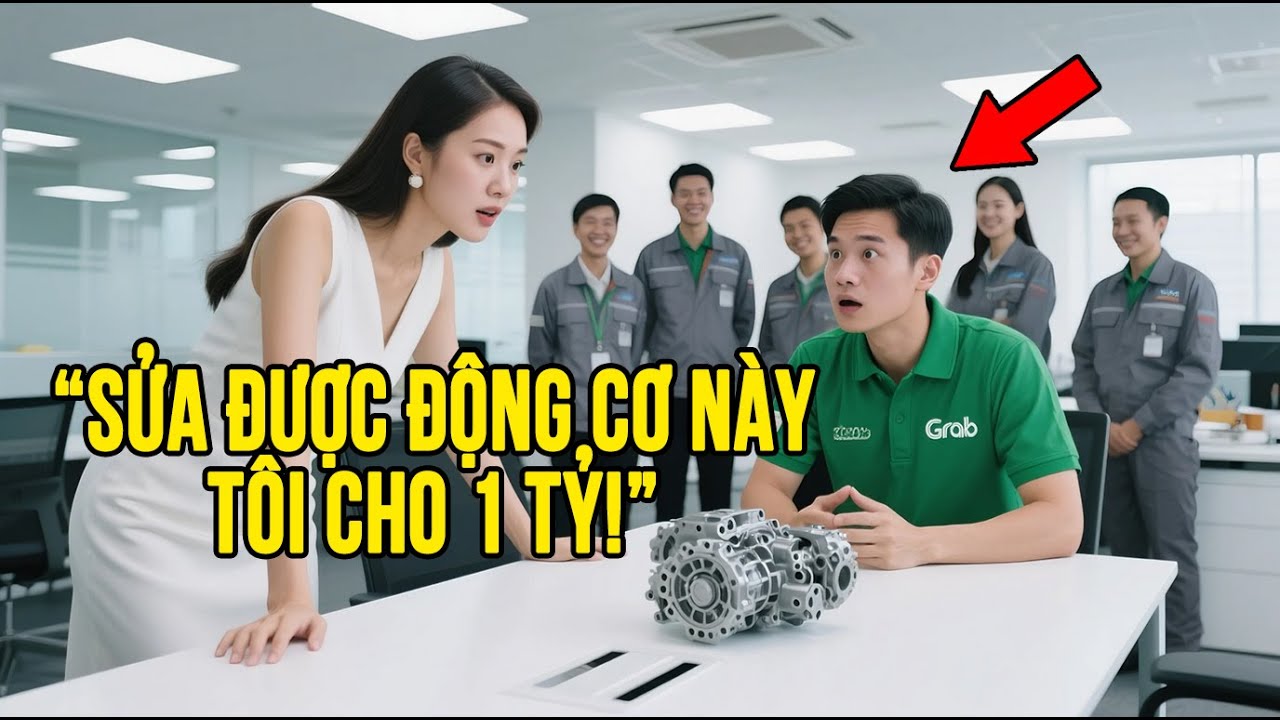 Nữ Tỷ Phú Thách Anh Xe Ôm “Sửa Được Động Cơ Này Tôi Cho 1 Tỷ!” — 30 Phút Sau Cả Công Ty Nổ Tung