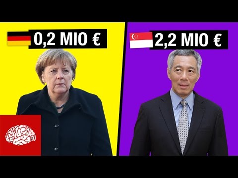 Was verdienen Staatsoberhäupter aus aller Welt?