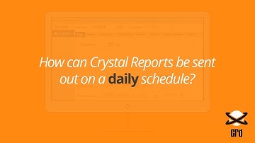 How to Automatically Send Crystal Reports on a Daily Schedule 😜👌