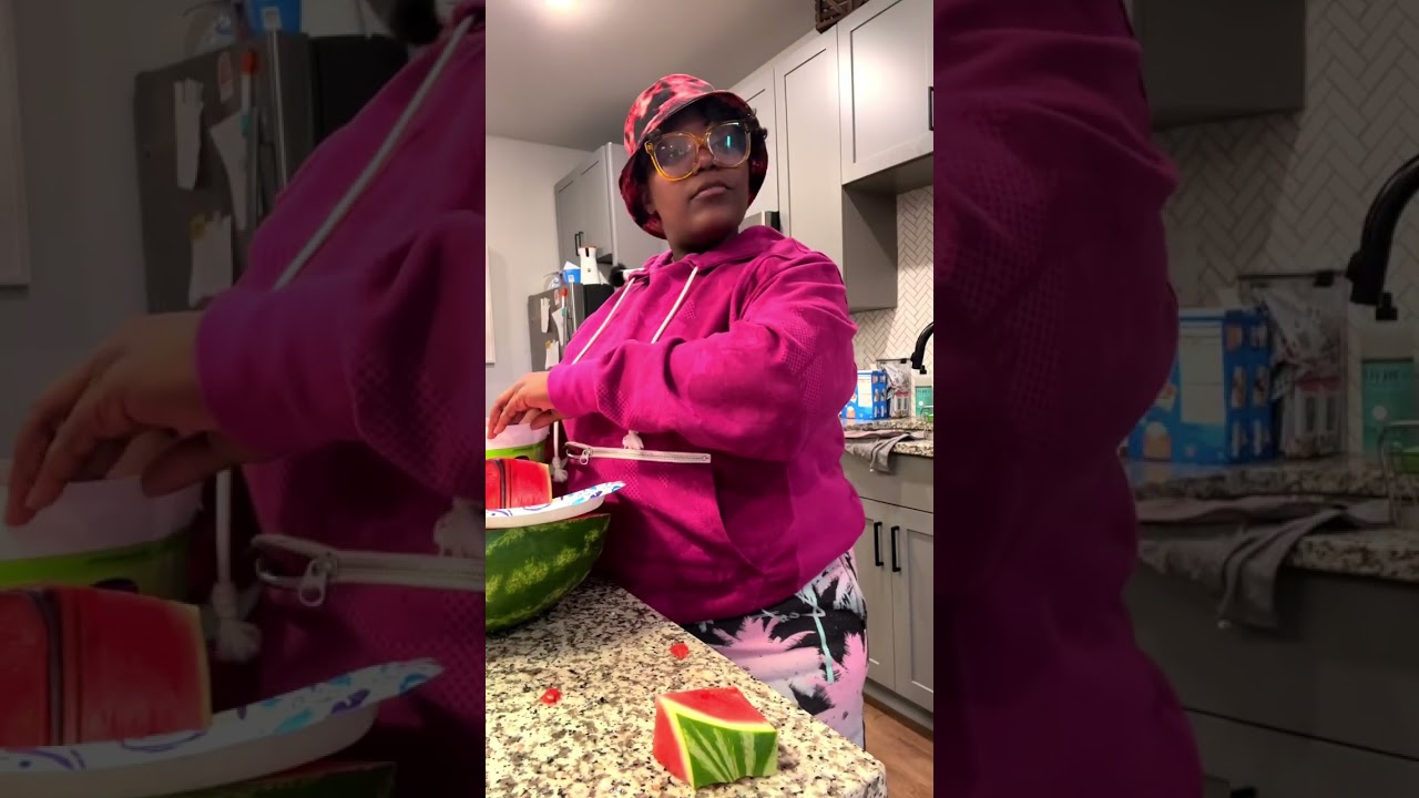 How to make a watermelon pop with chamoy, fruit rolls up, and tajin  (taste and review)