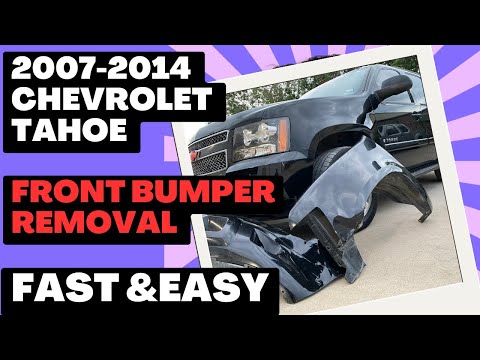 2019 Chevrolet Tahoe Front Bumper Removal