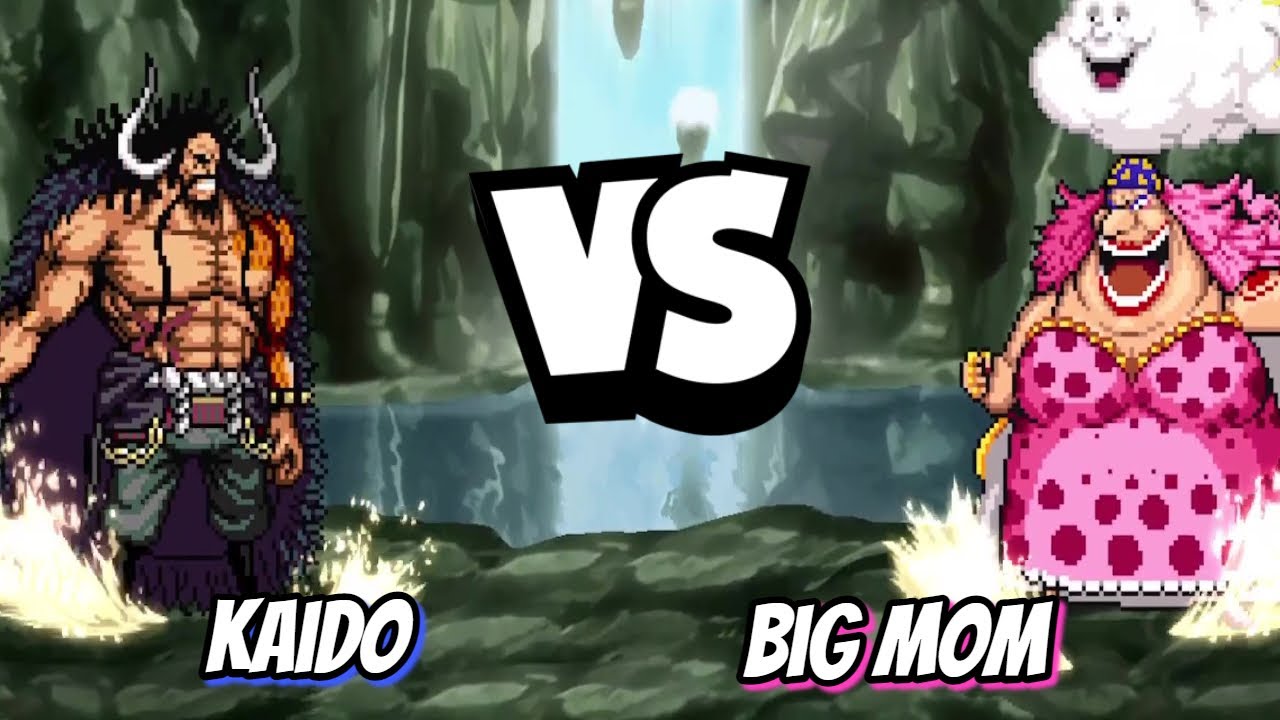 Big mom Vs Kaido One piece fights / mugen fights YouTube