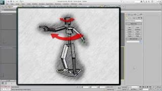 Using CAT in 3ds Max - Part 5 - Controlling Limb Animation Profile