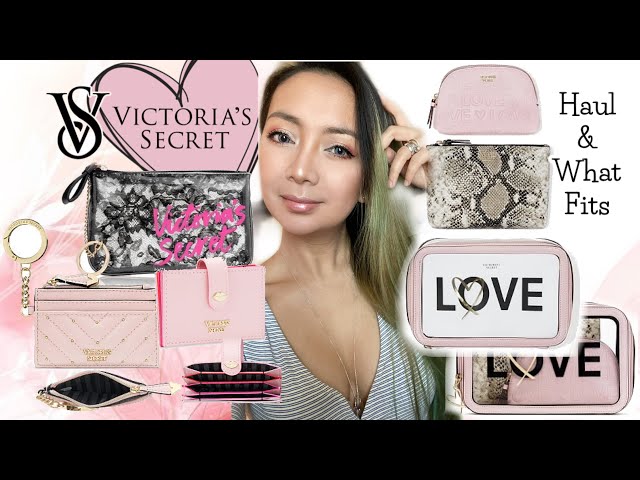 Victoria's Secret VS Set Of 3 Beauty COSMETIC Bag Train Case Tote  Make-Up NEW