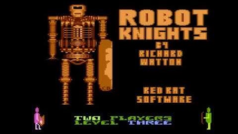 Robot Knights Atari 400 800 XL XE (Completed -Cheats-)